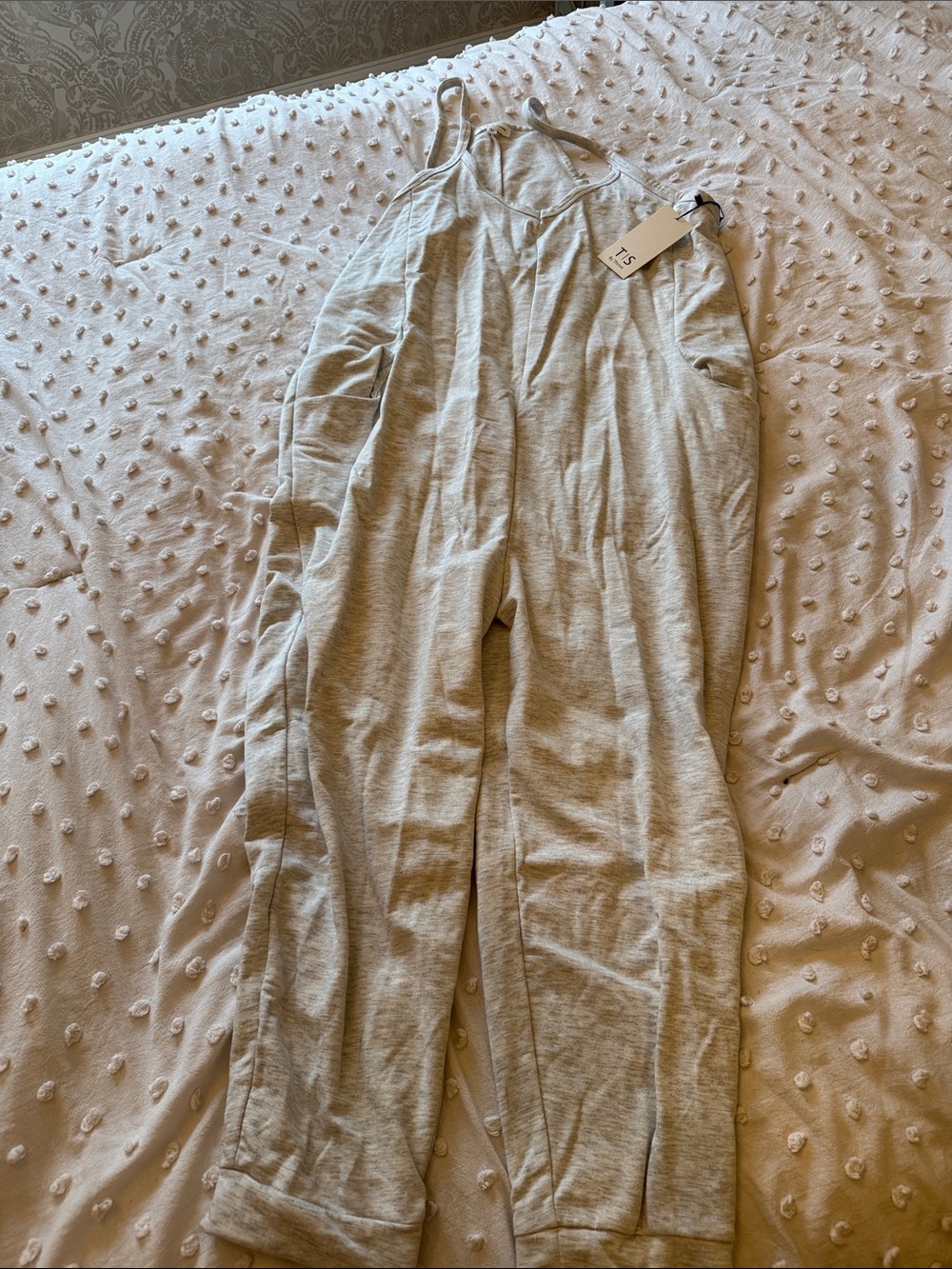 Heathered Cloud Grey Thrive Jumpsuit